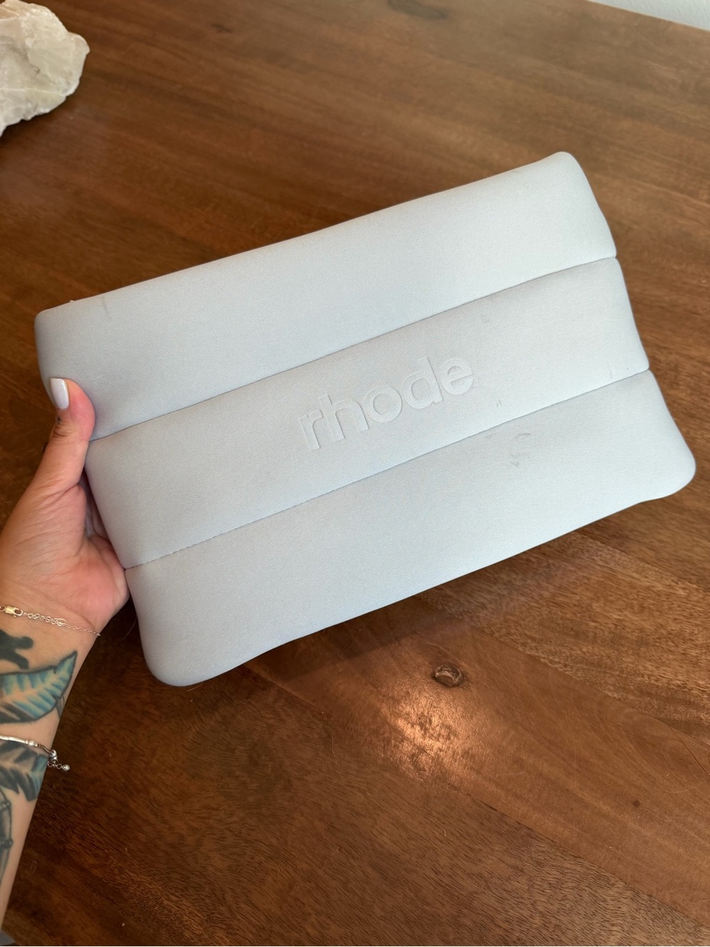 RHODE Pale Gray Padded Tablet Sleeve